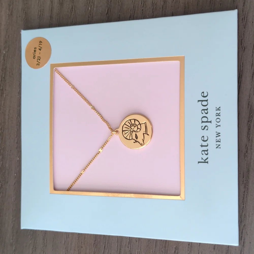 NEW Kate Spade Aries Pendant Necklace